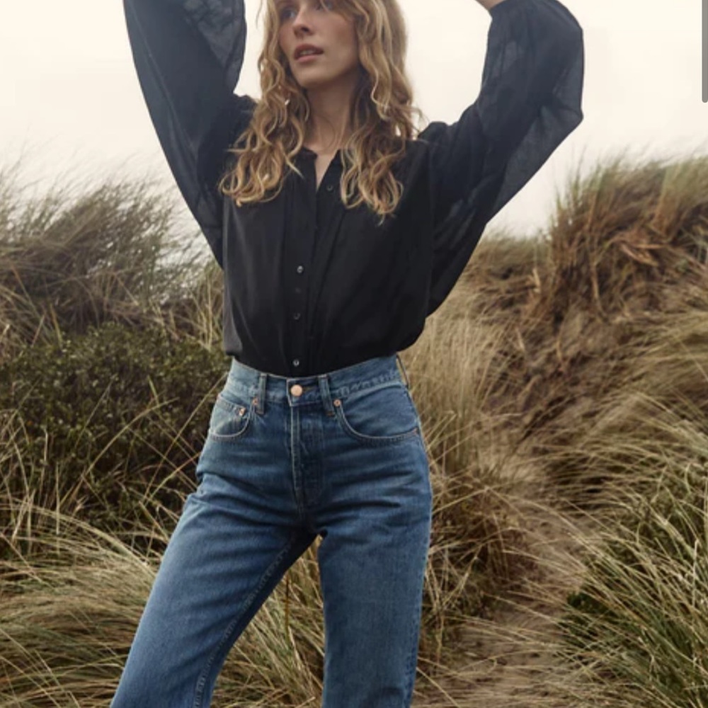 Doen Jane Blouse in Black size XS- worn once